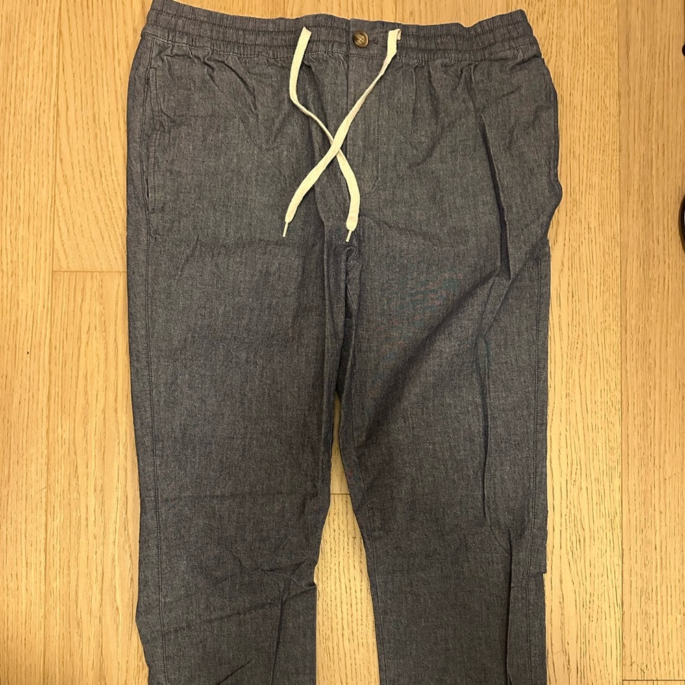 J Crew stretch denim joggers